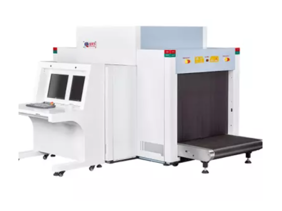 аэропорт багажного сканера.